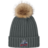 Hartford Jr. Wolfpack Faux Fur Pom Beanie